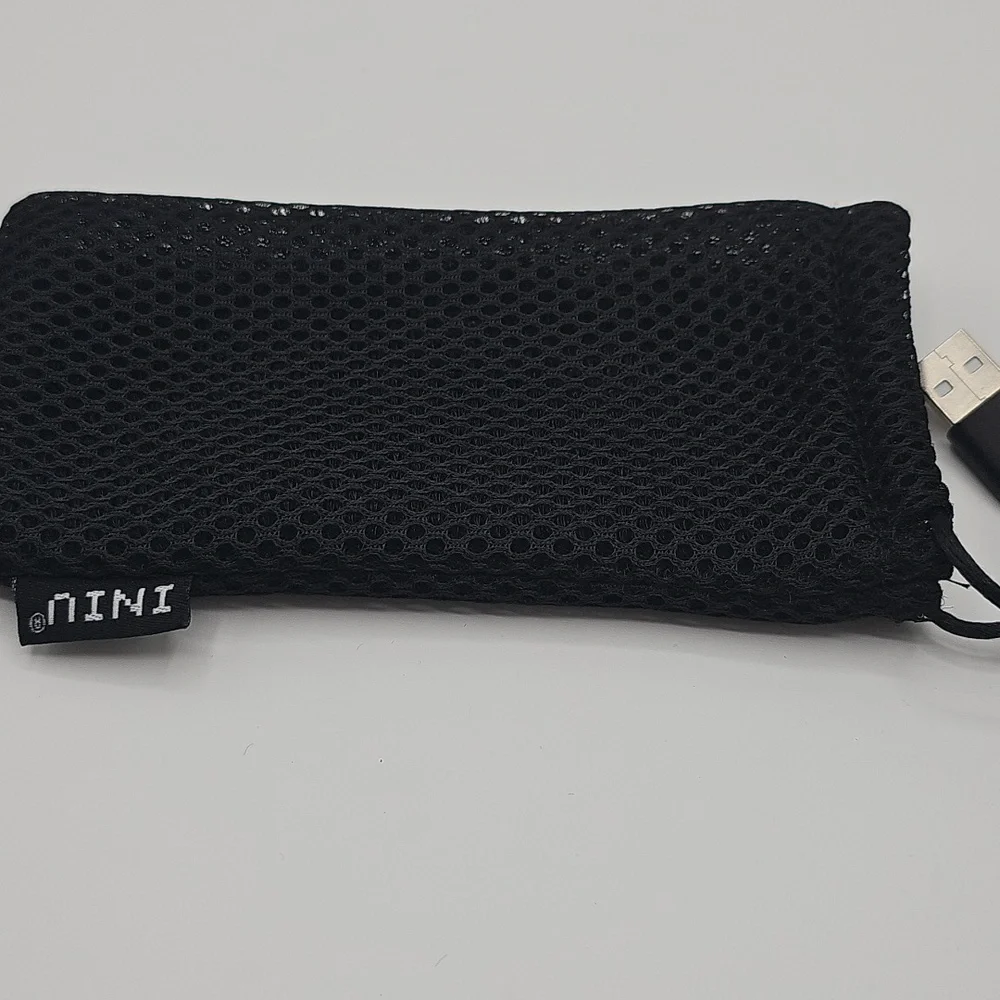 INIU Black Portable Charger with Paw Print